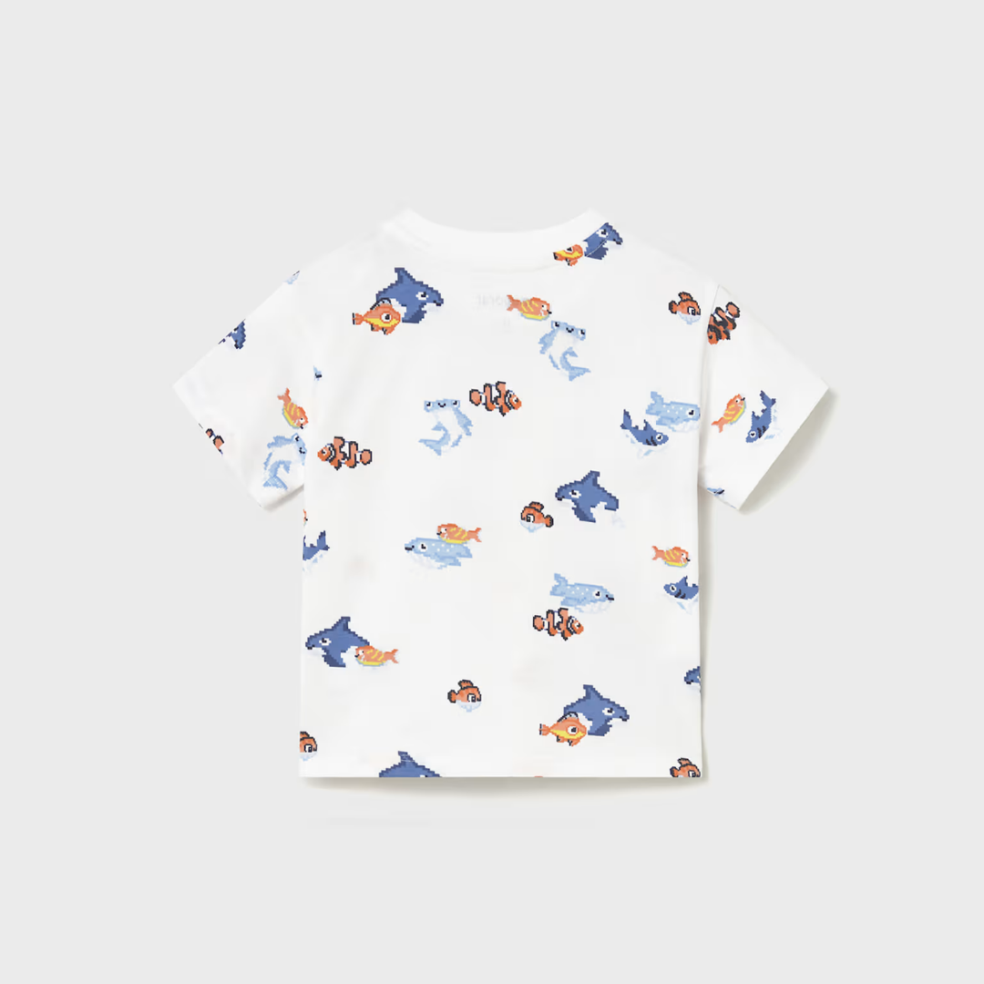 Set 2 camisetas bebé Pixelad Peces - Mayoral