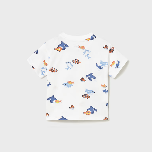 Set 2 camisetas bebé Pixelad Peces - Mayoral