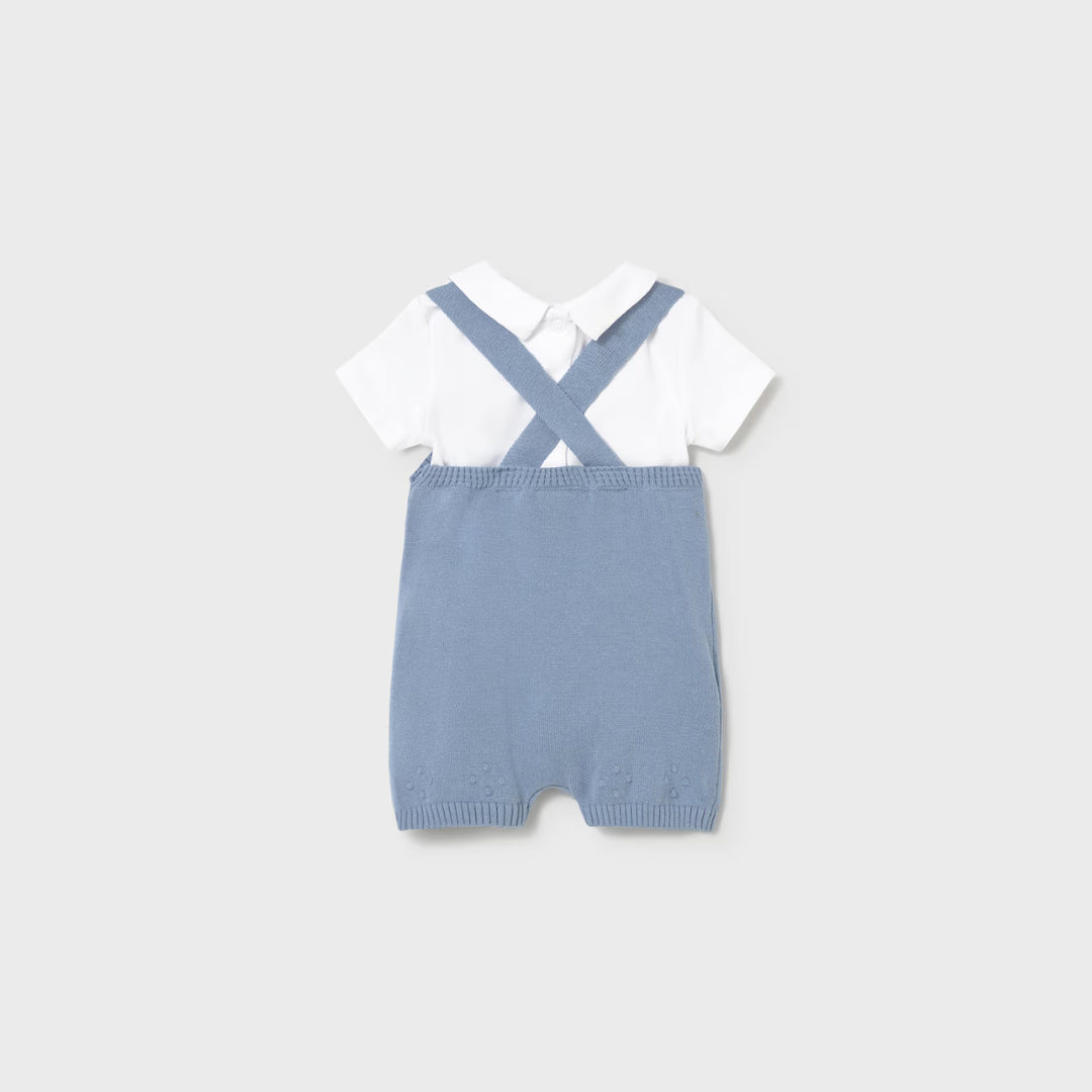 Conjunto peto tricot Azulón - Mayoral