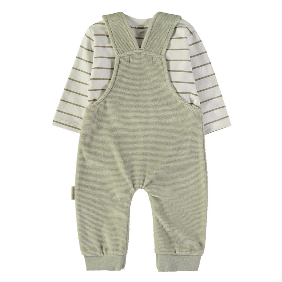 Conjunto Peto y Camiseta Monstruo Verde – Babybol