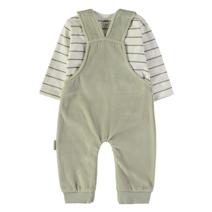 Conjunto Peto y Camiseta Monstruo Verde – Babybol