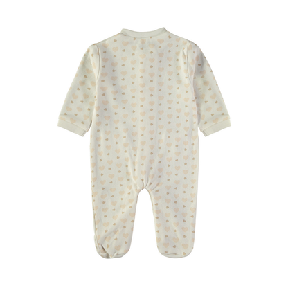 Pelele Corazones Beige – Babybol