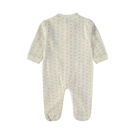 Pelele Corazones Beige – Babybol
