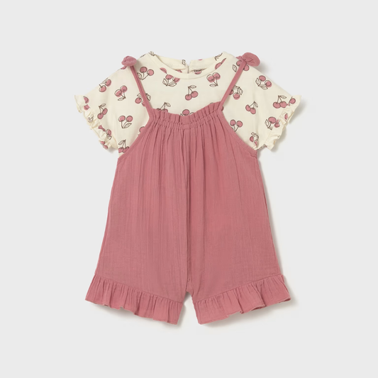 Conjunto peto bebé niña Candy Chic- Mayoral
