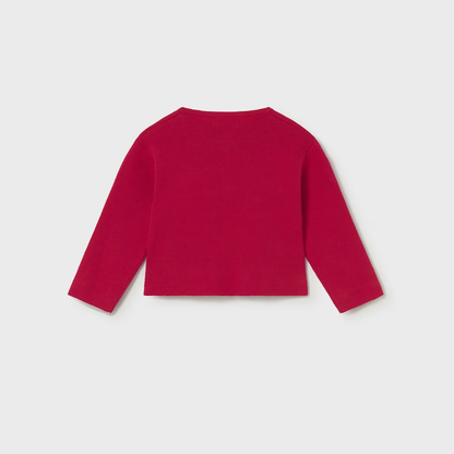 Rebeca tricot bebé niña lazos rojo - Mayoral