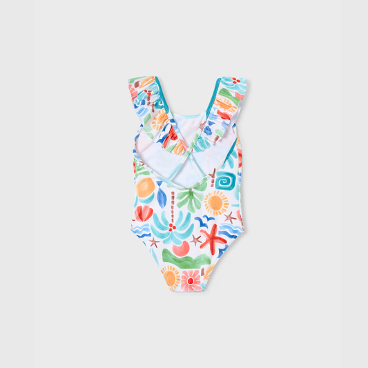 Bañador niña Oasis volantes - Mayoral