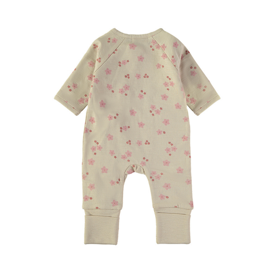 Pelele Flores Rosa con Cremallera – Babybol