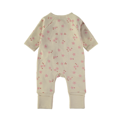 Pelele Flores Rosa con Cremallera – Babybol