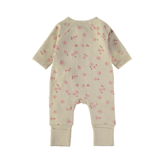 Pelele Flores Rosa con Cremallera – Babybol
