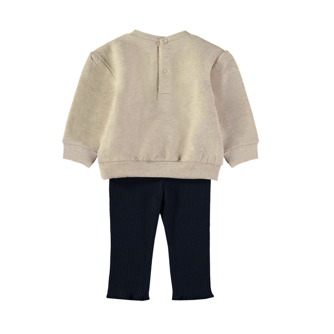 Conjunto Sudadera Corazones y Pantalón Canalé – Babybol