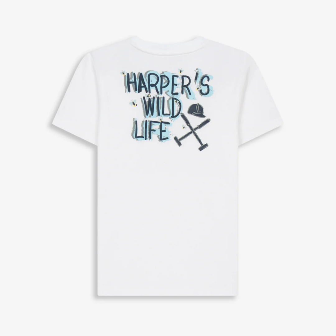 Camiseta Wild Life Kids Blanco - Harper & Neyer