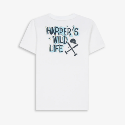 Camiseta Wild Life Kids Blanco - Harper & Neyer