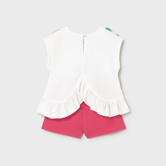 Conjunto bebé niña Frutas Hibisco - Mayoral