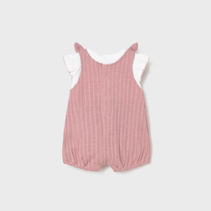 Conjunto peto bebé niña Bambula Rosa - Mayoral