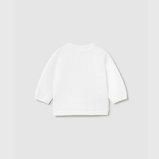 Cárdigan tricot bebé Blanco - Mayoral