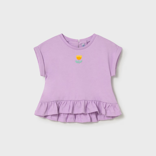Conjunto 3 piezas Flores Violeta - Mayoral