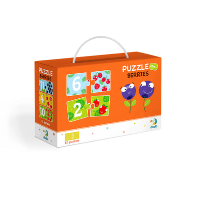 Puzzle Duo Frutas y números - Dodo