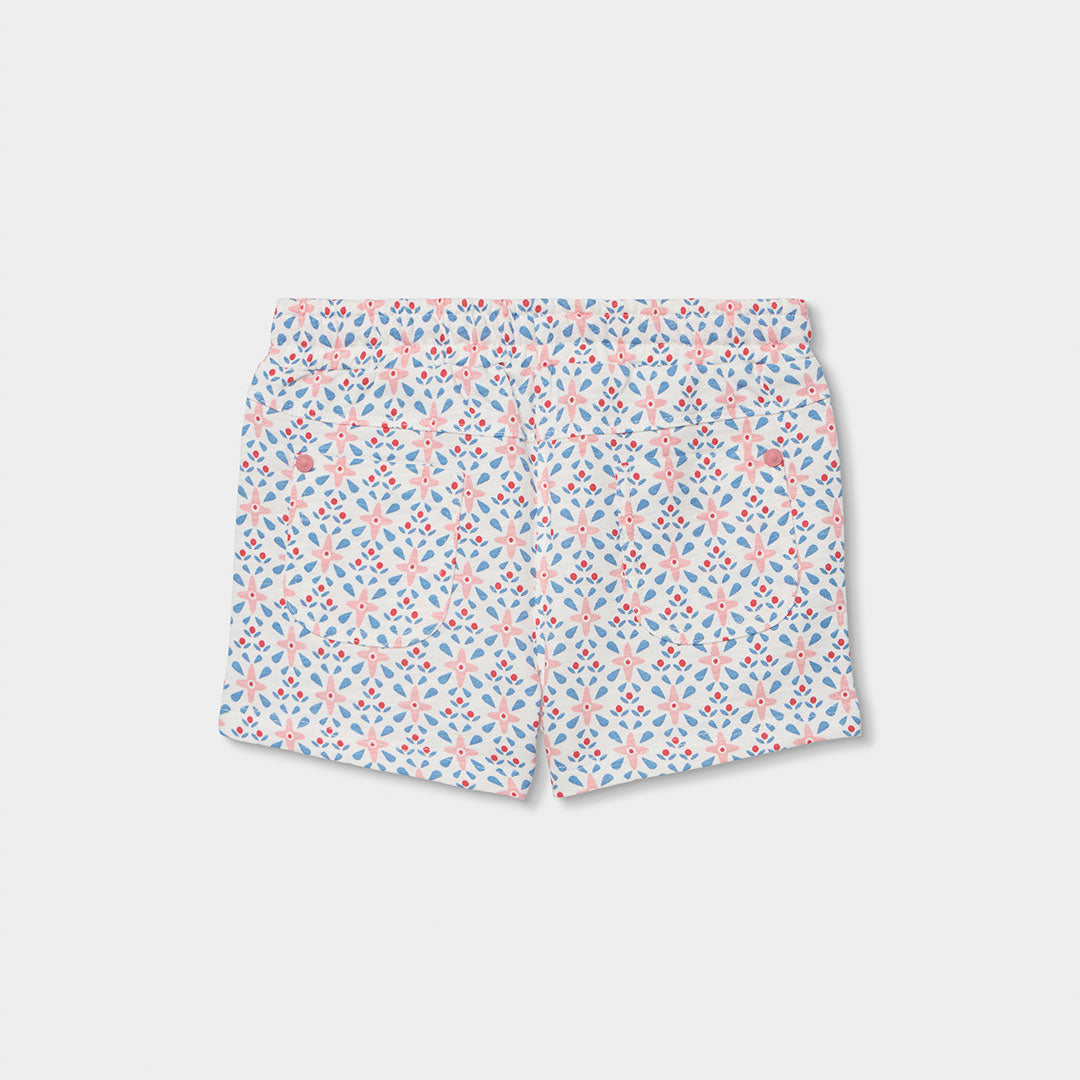 Short felpa estampado rosa niña - Boboli