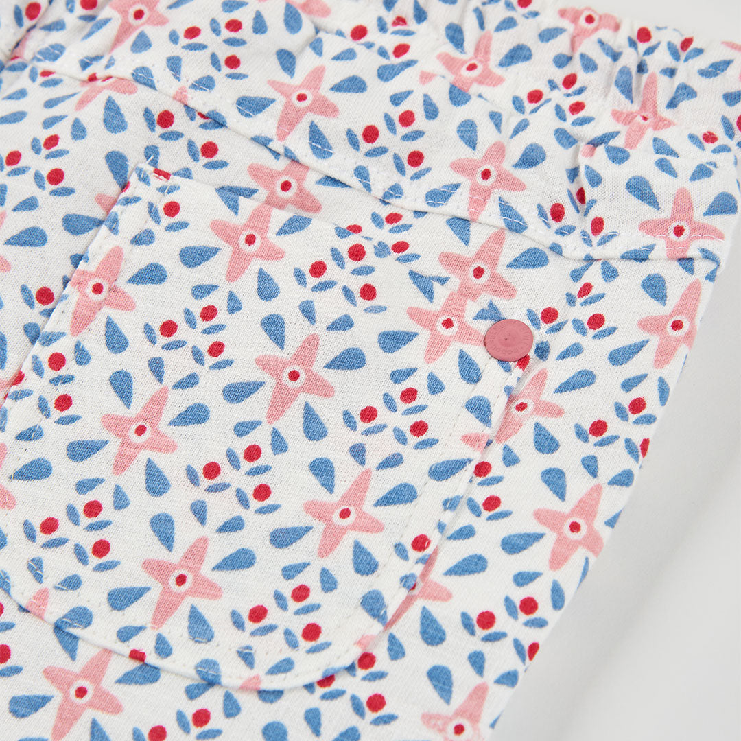 Short felpa estampado rosa niña - Boboli