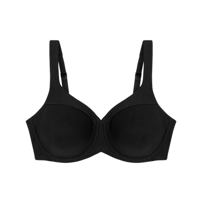 Sujetador con aros reductor Modern Soft+Cotton W01 negro - Triumph