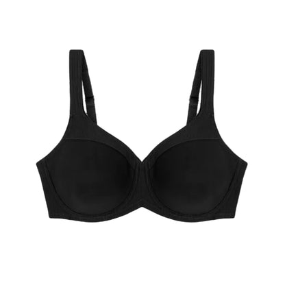 Sujetador con aros reductor Modern Soft+Cotton W01 negro - Triumph