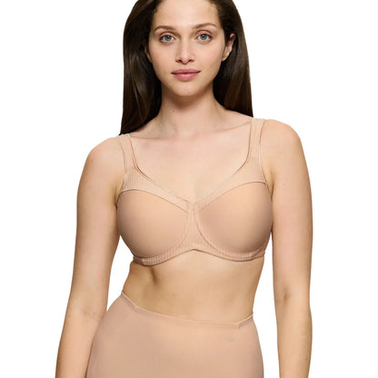 Sujetador con aros reductor Modern Soft+Cotton W01 beige - Triumph