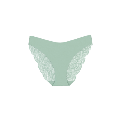 Braga Body Make-up illusion Lace Highleg Tai turquesa - Triumph