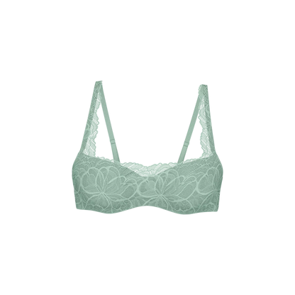 Sujetador Body Meke-up Illusion Lace balconette turquesa - Triumph