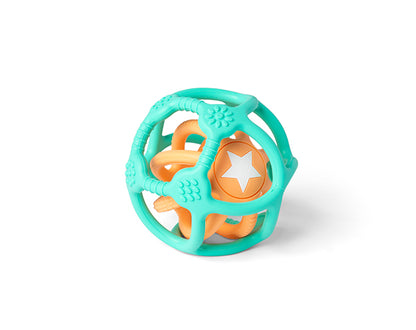 Pelota sensorial dos en uno Verde y Naranja - Little L