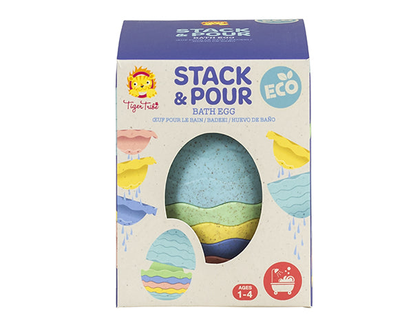 Stack & Pour Bath Egg Eco - Tigertribe