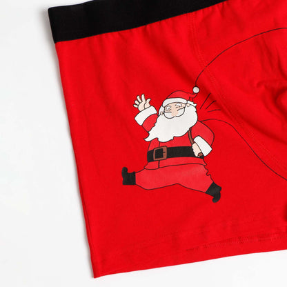 Bóxer rojo Navidad con saco Papá Noel - Admas