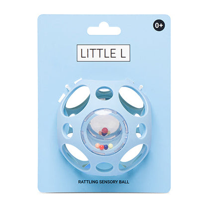 Rattling Sensory Ball Blue - Little L