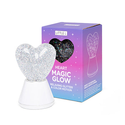 Lámpara Magic Glow Heart Glitter – Little L