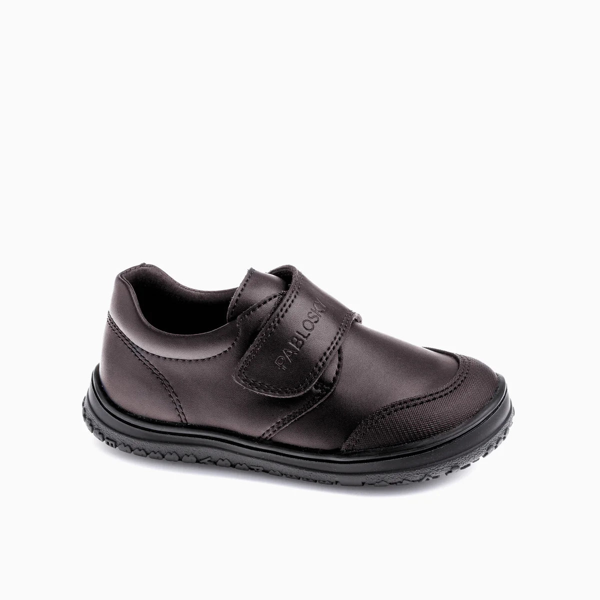 Zapatos colegiales niño barefoot marrón - Pablosky