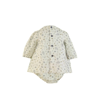 Vestido estampado hojas Bosque - Miranda