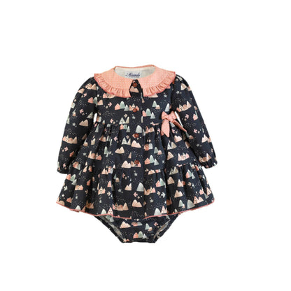 Vestido estampado casitas Anubis - Miranda