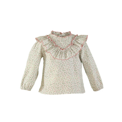 Camisa flores y volantes - Miranda