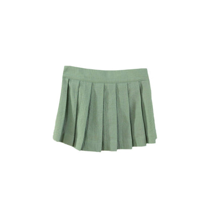 Falda pantalón gasa verde - Miranda