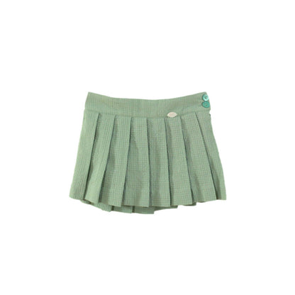Falda pantalón gasa verde - Miranda