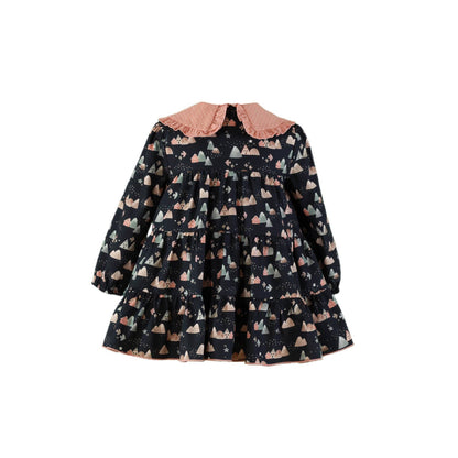 Vestido estampado casitas Anubis - Miranda