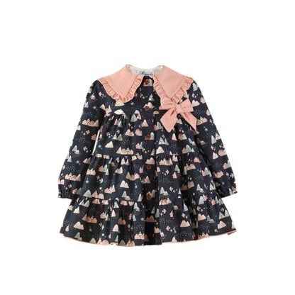 Vestido estampado casitas Anubis - Miranda