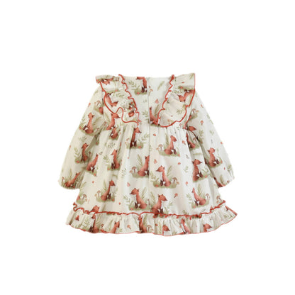 Vestido estampado zorritos Afrodita - Miranda