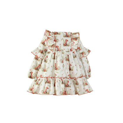 Vestido estampado zorritos Afrodita - Miranda