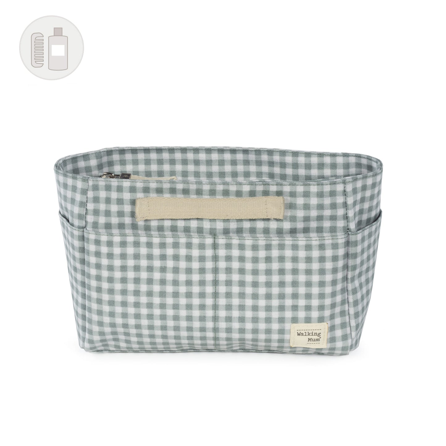 Neceser de bebé I love Vichy verde - Walking Mum