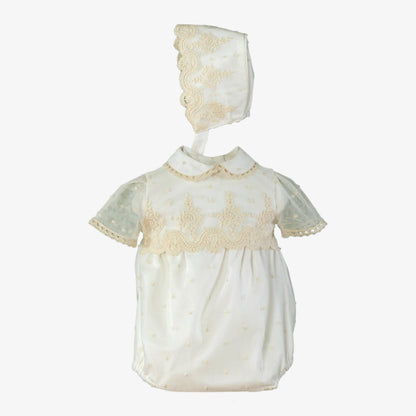 Pelele ceremonia beige Miranda