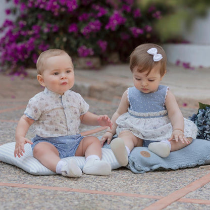 Conjunto conejitos azul Miranda