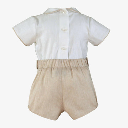 Conjunto bebe beige Miranda