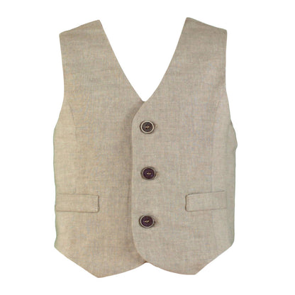 Chaleco niño beige Miranda