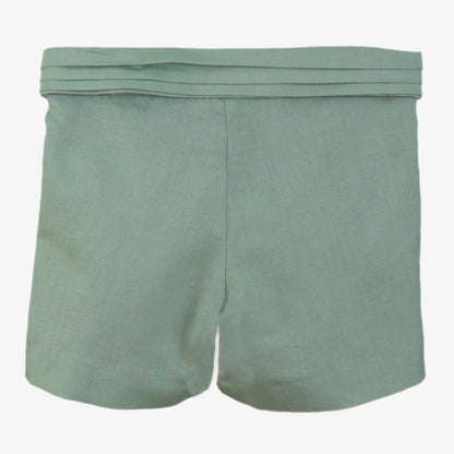 Pantalón corto niño cinturilla verde Miranda