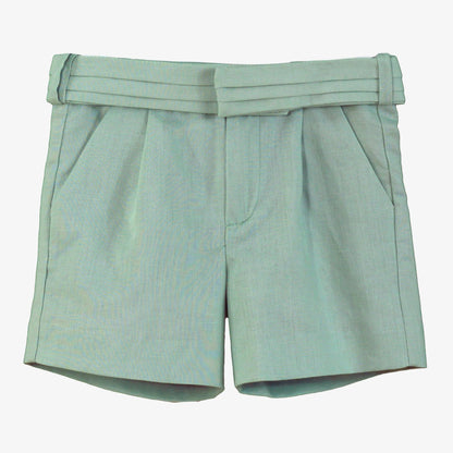 Pantalón corto niño cinturilla verde Miranda